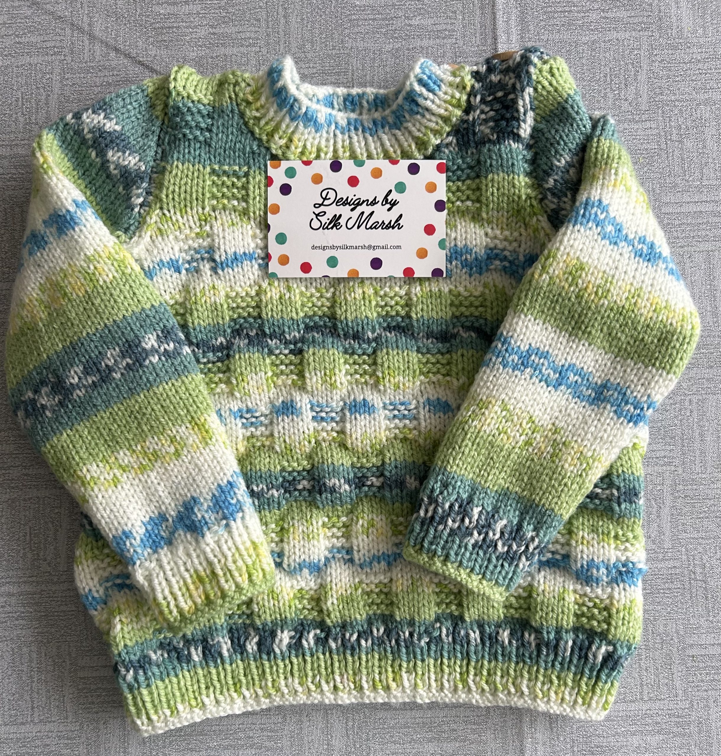 “KADEN” Textured Unisex Baby Jumper - NEW 2025 - Image 2
