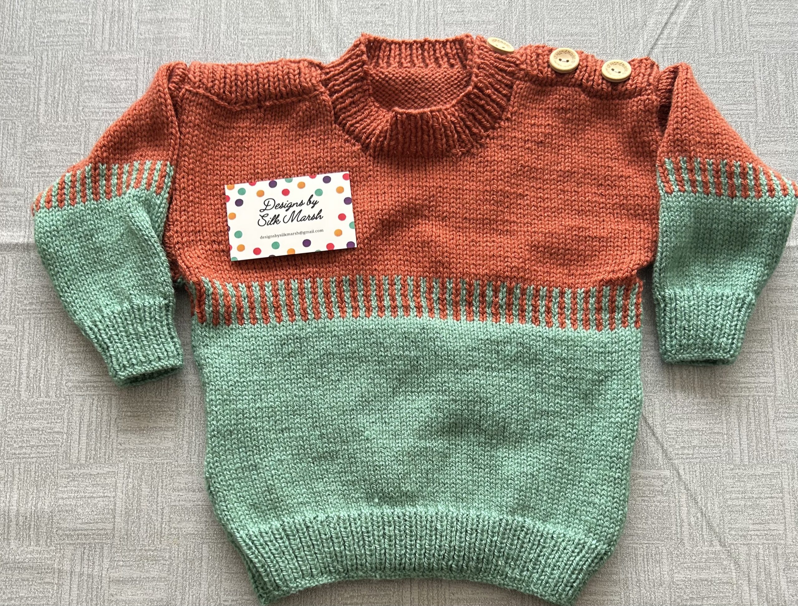 “JACOB” Unisex Baby Round-Neck Jumper - NEW 2025