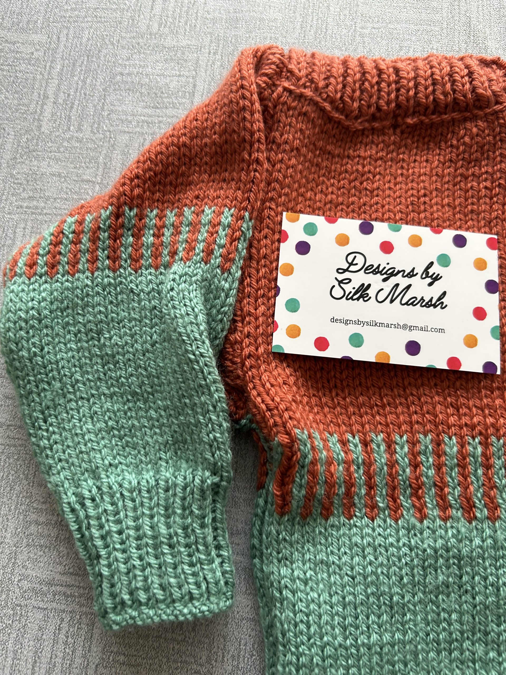 “JACOB” Unisex Baby Round-Neck Jumper - NEW 2025 - Image 3