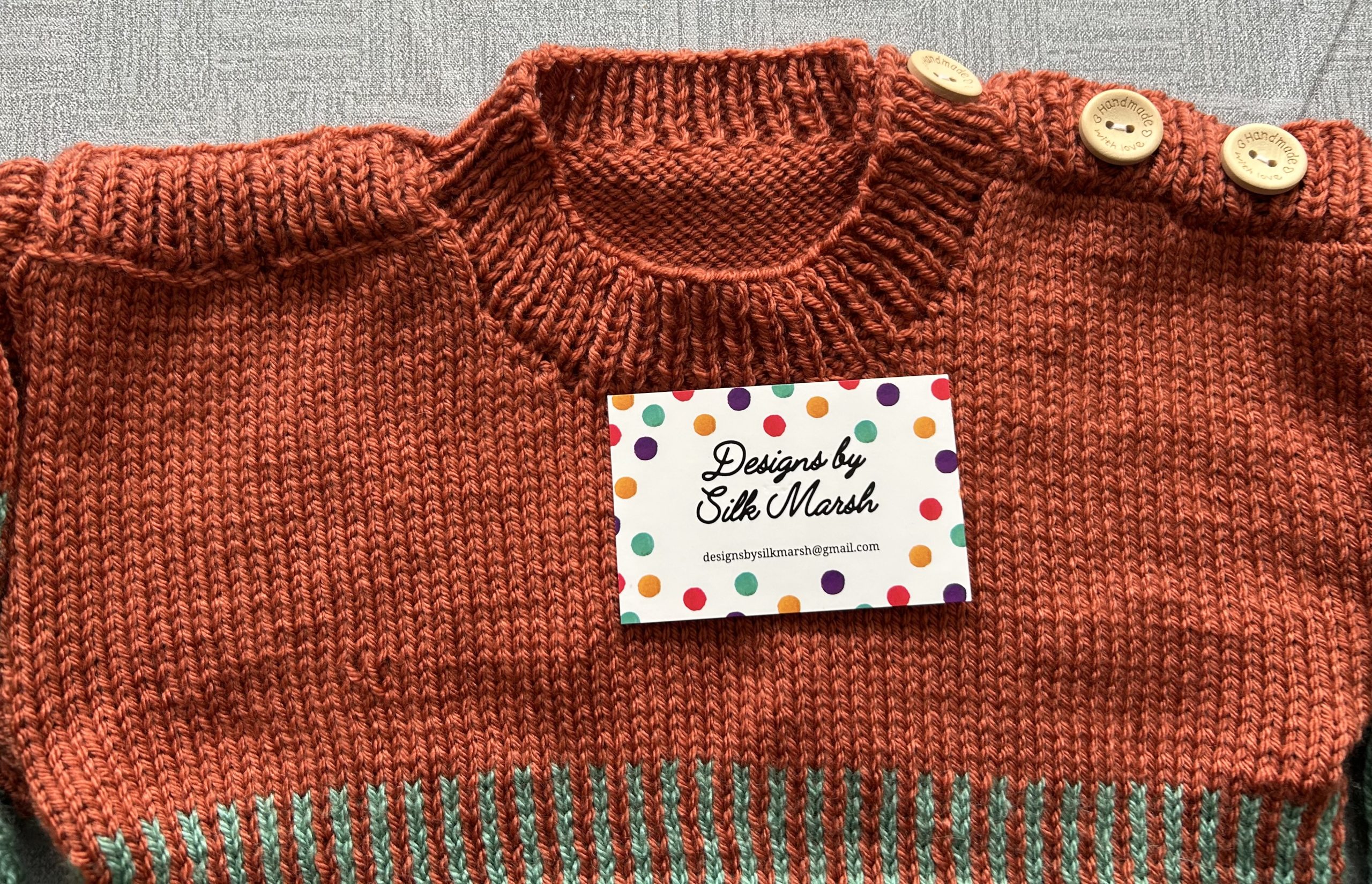 “JACOB” Unisex Baby Round-Neck Jumper - NEW 2025 - Image 5