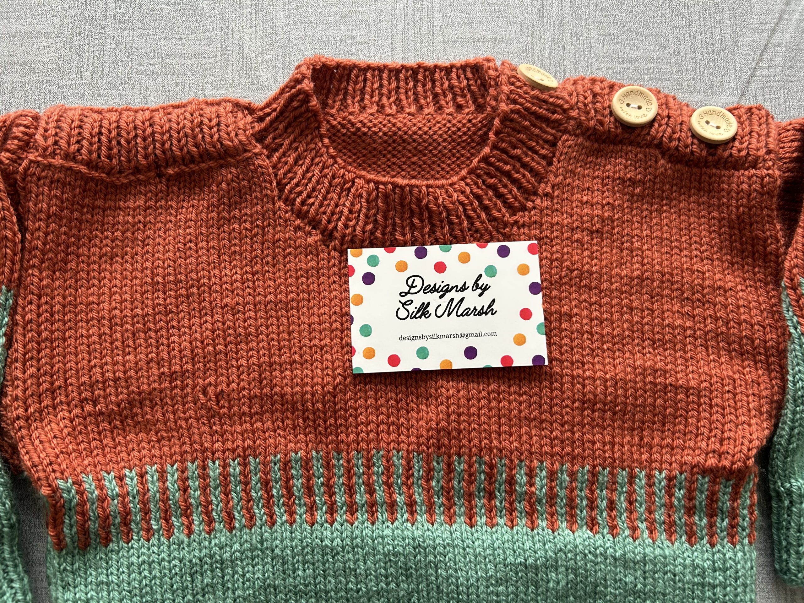 “JACOB” Unisex Baby Round-Neck Jumper - NEW 2025 - Image 4